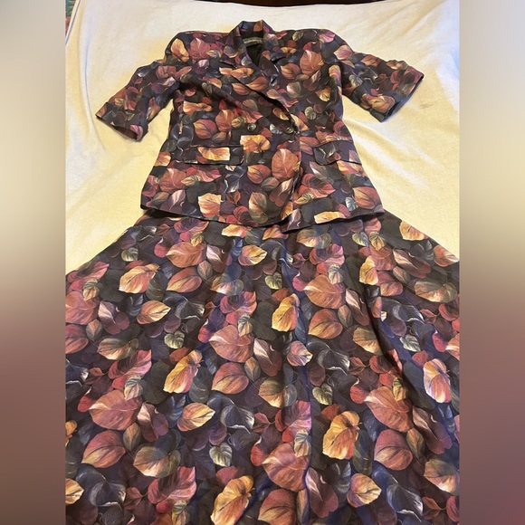 Vintage Jackets & Blazers - Vintage 2 piece wool set Finishing Touches Pat Kline and Mary Lu Toms size M/12